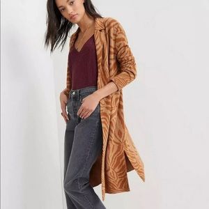 Anthropologie Maeve Ayla Button Front Sweater Jacket Size M